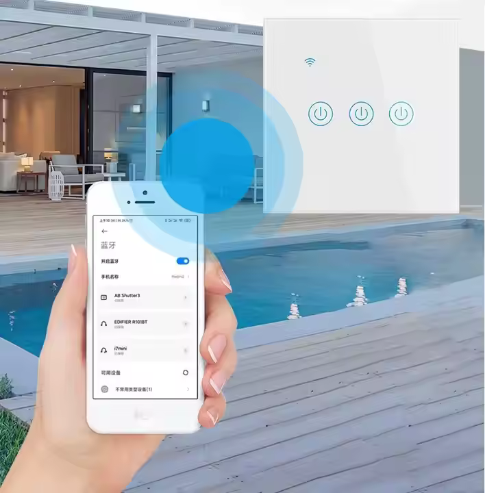 SMART SWITCH WIFI COMPATIBLE AMAZON ALEXA PANEL GANG 2 DS-101 thumbnail 5