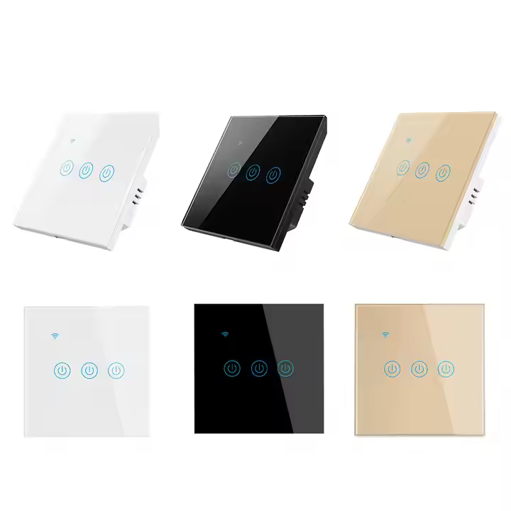 SMART SWITCH WIFI COMPATIBLE AMAZON ALEXA PANEL GANG 2 DS-101 thumbnail 2