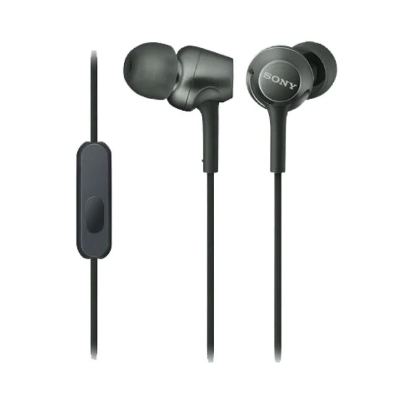SONY IN EAR HEADPHONE BLACK MDR-EX155AP