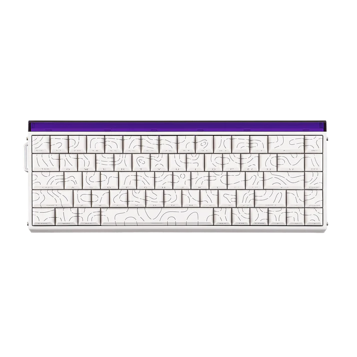 AULA 68 KEYS RGB 65% WIRED MECHANICAL GAMING KEYBOARD  BLACK KING SWITCH COUNTOUR WHT HERO68HE thumbnail 12