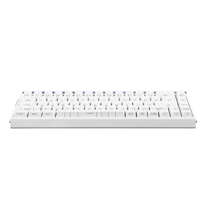 AULA 68 KEYS RGB 65% WIRED MECHANICAL GAMING KEYBOARD  BLACK KING SWITCH COUNTOUR WHT HERO68HE thumbnail 8