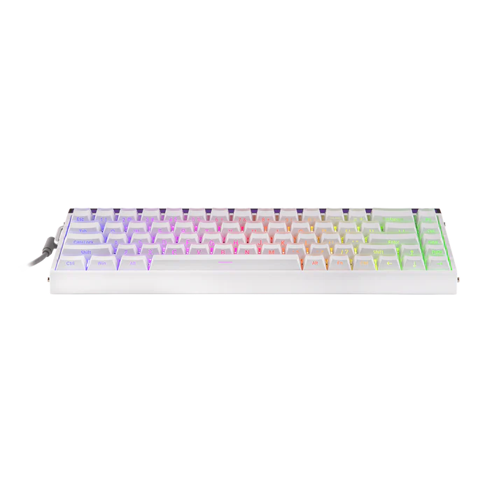 AULA 68 KEYS RGB 65% WIRED MECHANICAL GAMING KEYBOARD  BLACK KING SWITCH WHT-PRP HERO68HE thumbnail 12