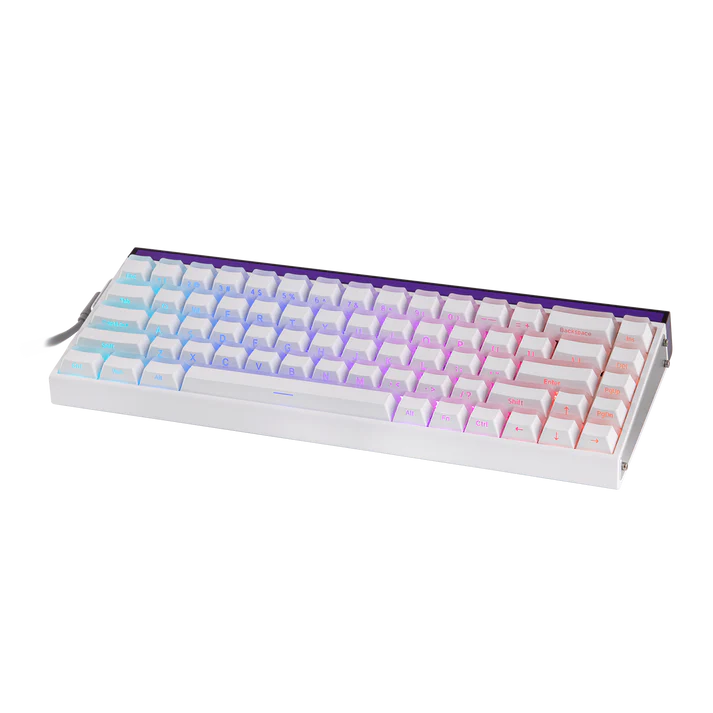 AULA 68 KEYS RGB 65% WIRED MECHANICAL GAMING KEYBOARD  BLACK KING SWITCH WHT-PRP HERO68HE thumbnail 10