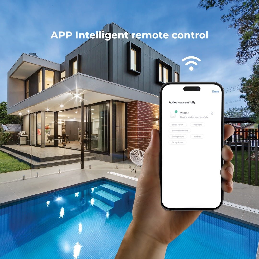 BLUPEBBLE HOM SMART WALL SWITCH 4 GANG HM-SMT4WALLSWITCH-WH thumbnail 5