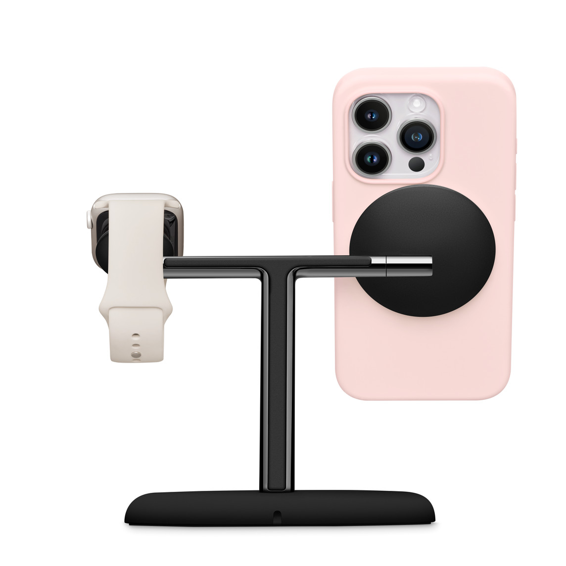 BELKIN BOOST CHARGE PRO 15W 3 IN 1 WIRELESS CHARGING STAND WITH MAGSAFE BLACK WIZ032MYBK thumbnail 2