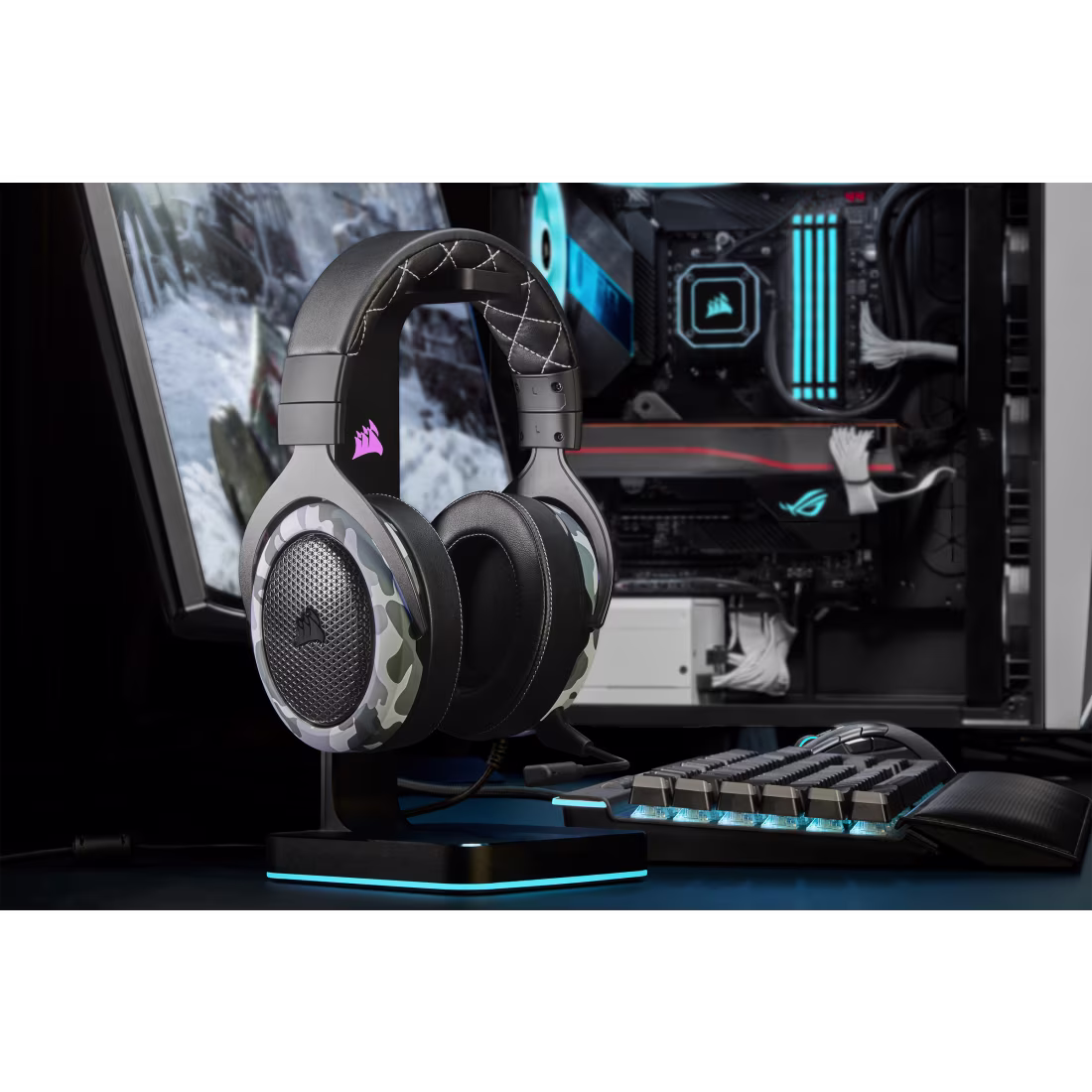 CORSAIR WIRED GAMING HEADSET HS60 HAPTIC CA-9011225-EU thumbnail 7