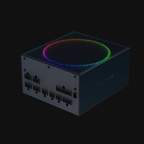 Razer Katana Chroma RGB 1200W 80 Plus Platinum Modular SMPS (RC21-01840400-R3W1) - High-Efficiency Power Supply with ARGB Lighting