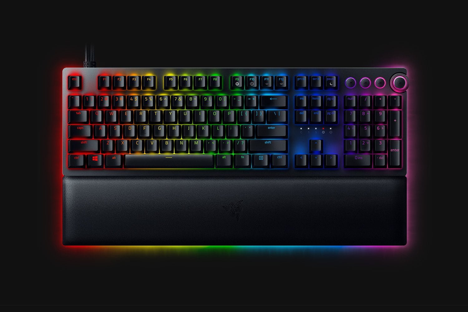 RAZER HUNTSMAN V2 ANALOG OPTICAL GAMING KEYBOARD RZ03-03610100-R3M1