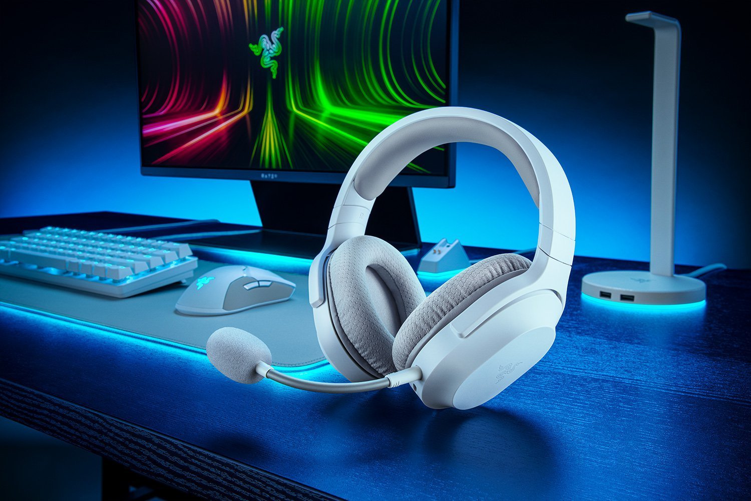 RAZER BARRACUDA X GAMING HEADSET MERCURY WHITE RZ04-04430200-R3M1 thumbnail 4