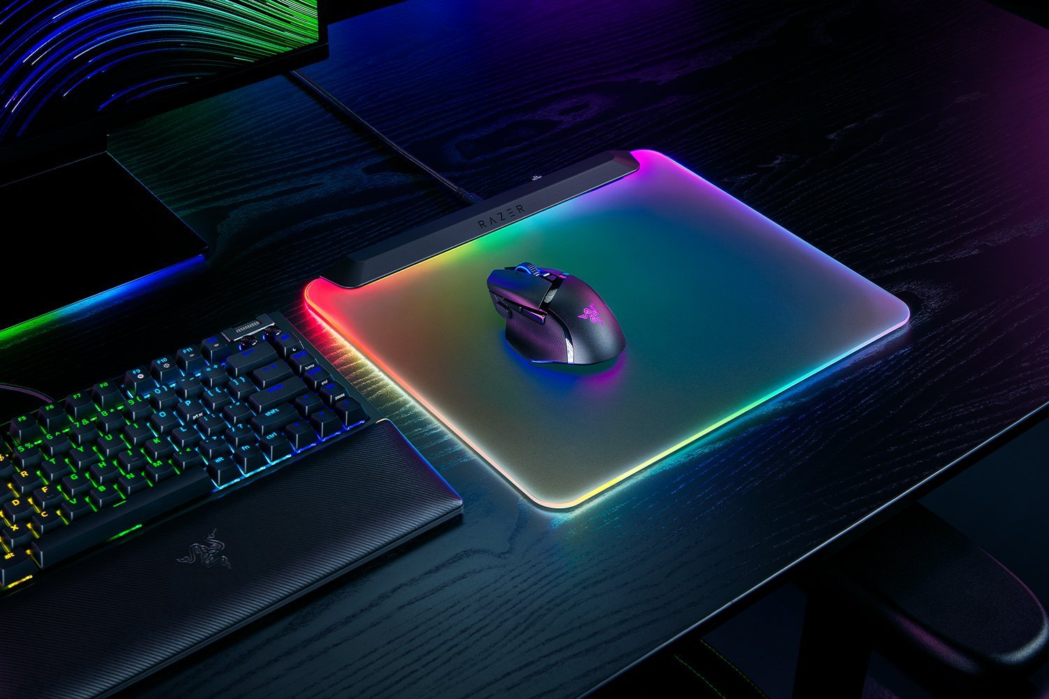 Razer Firefly V2 Pro RGB Gaming Mouse Mat (RZ02-04920200-R3M1) - Ultra-Smooth Surface with Customizable Chroma Lighting thumbnail 4