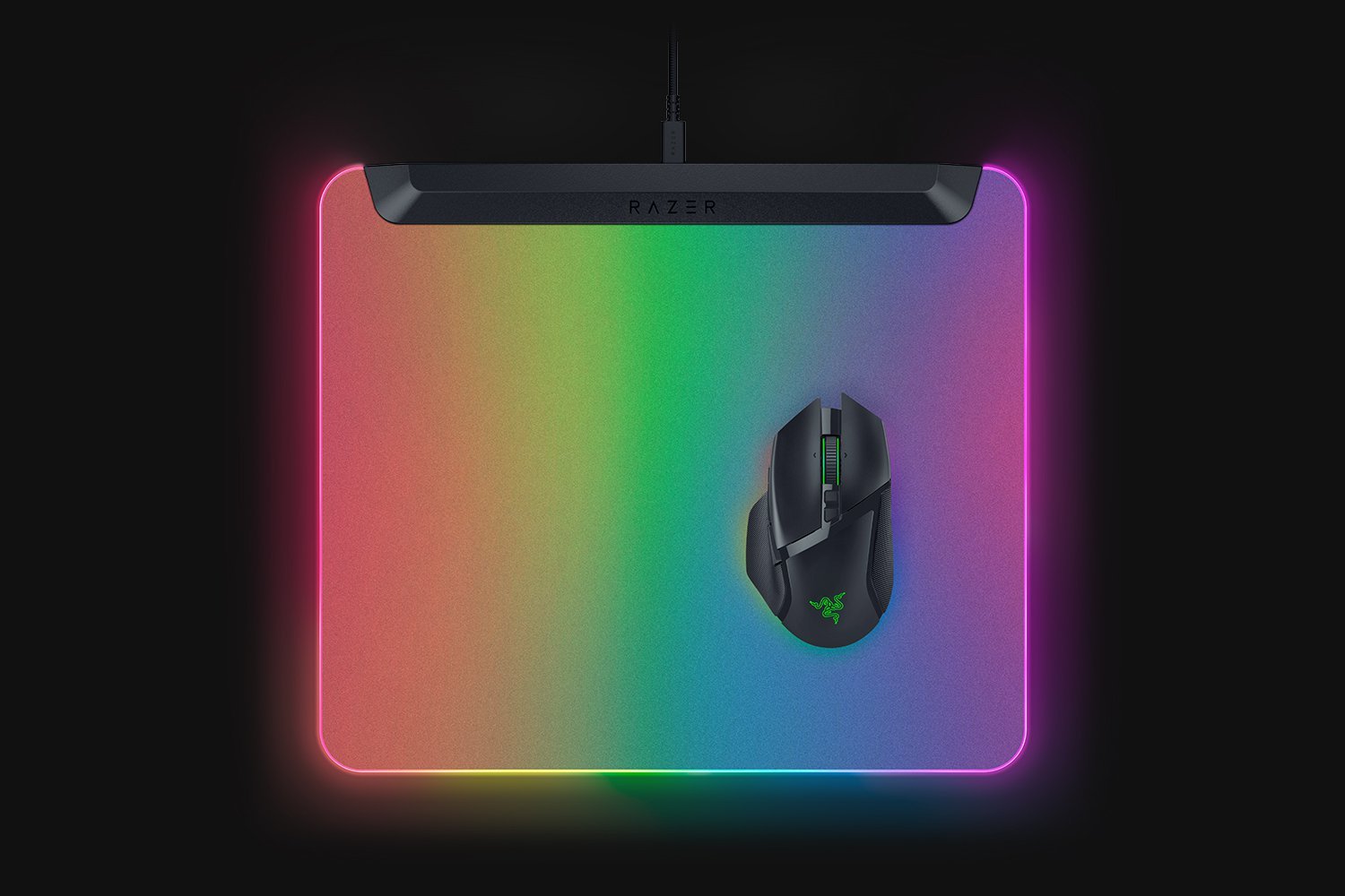 Razer Firefly V2 Pro RGB Gaming Mouse Mat (RZ02-04920200-R3M1) - Ultra-Smooth Surface with Customizable Chroma Lighting thumbnail 6