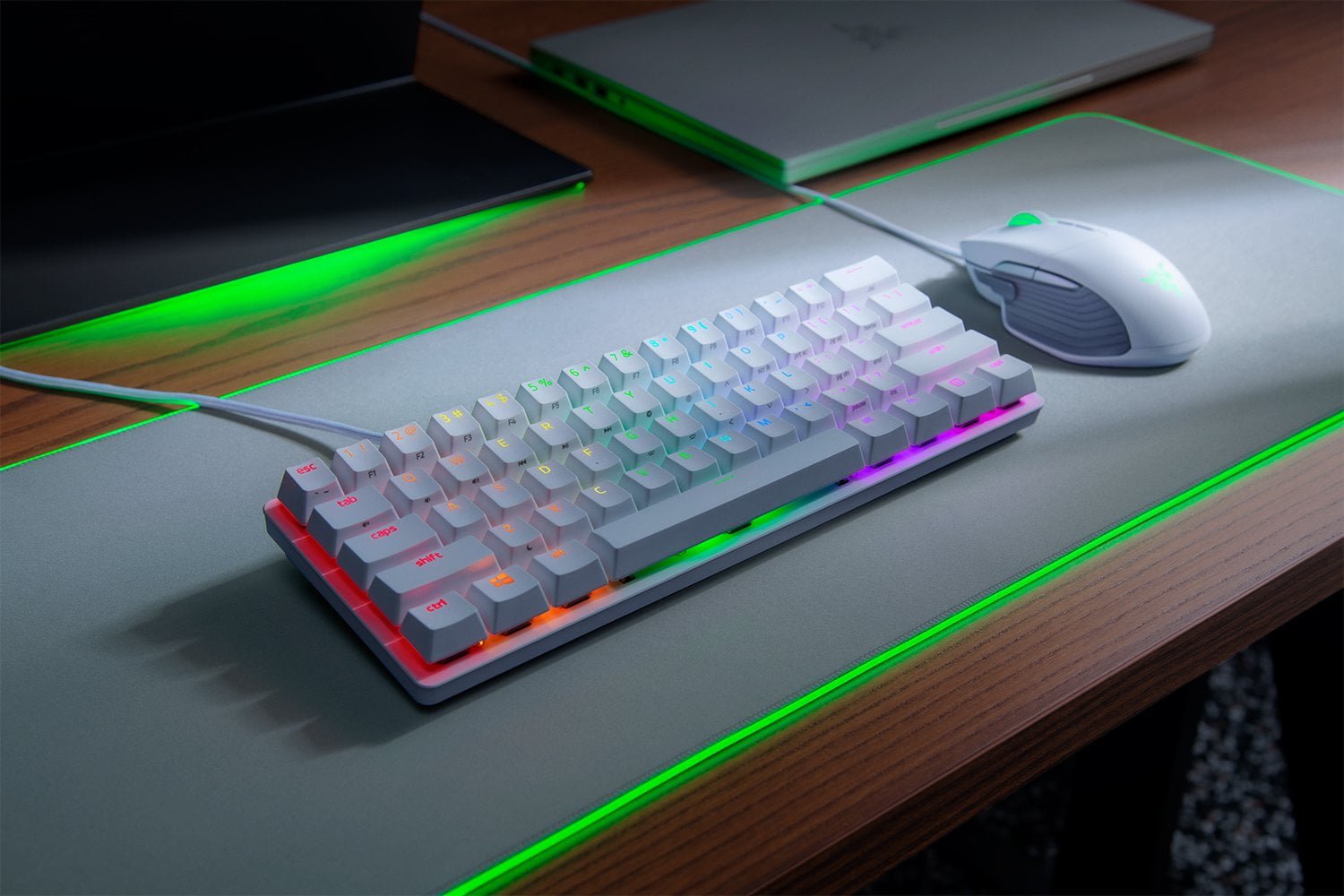 RAZER HUNTSMAN MINI-MERCURY ED OPT GAMING KEYBOARD thumbnail 2