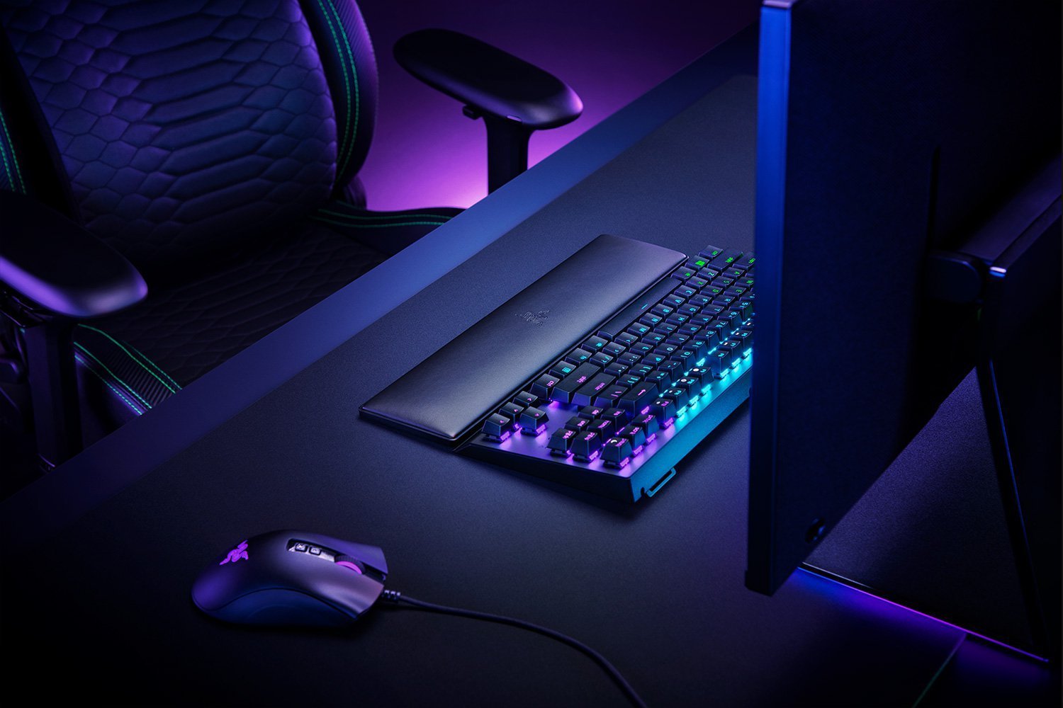 RAZER ERGNOMIC WRIST REST TENKEYLESS KB FRML PACKING RC21-01710100-R3M1 thumbnail 4