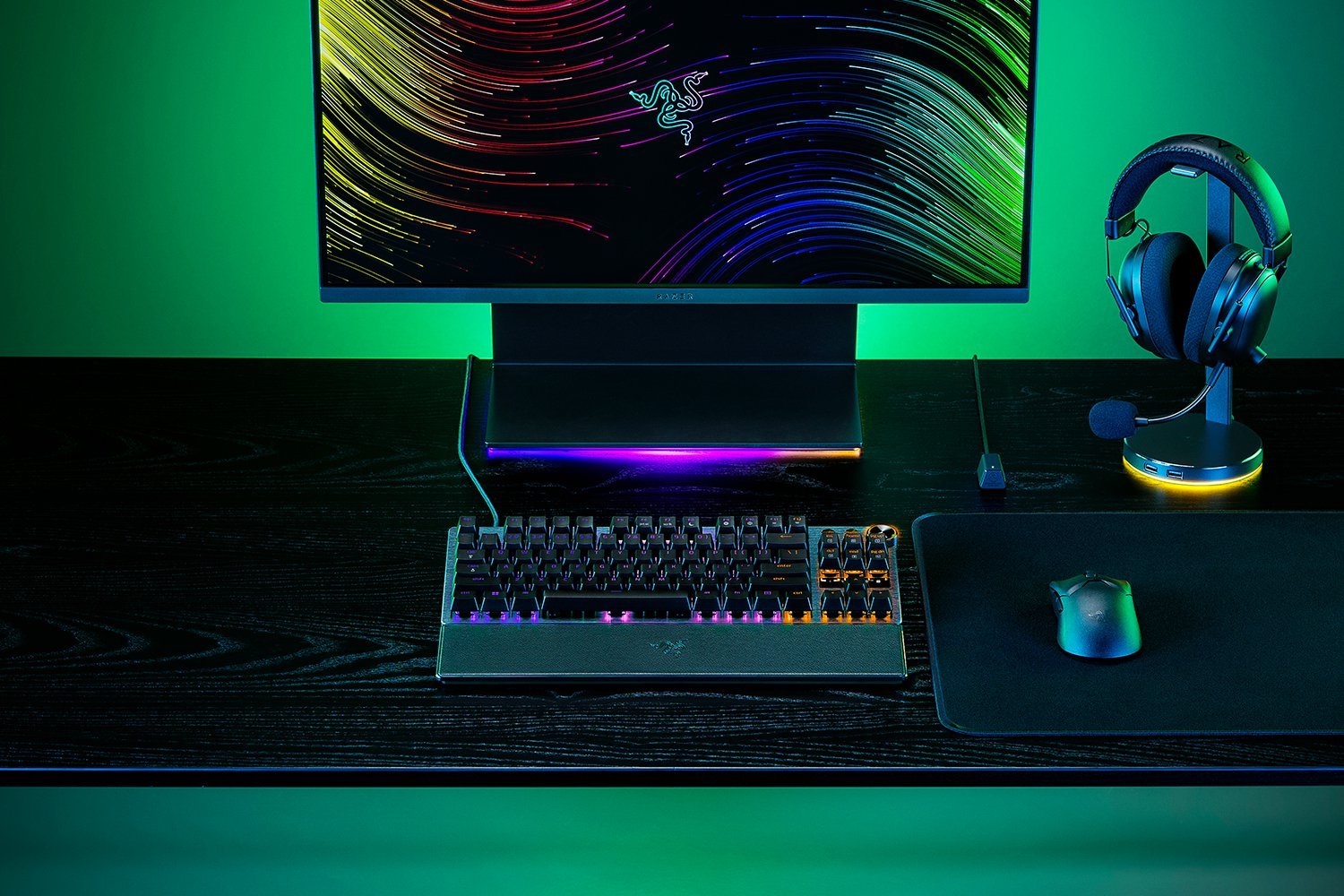 Razer Huntsman V3 Pro TKL Wired Analog Optical Esports Keyboard (RZ03-04981700-R3M1) - Precision and Speed for Gamers thumbnail 6