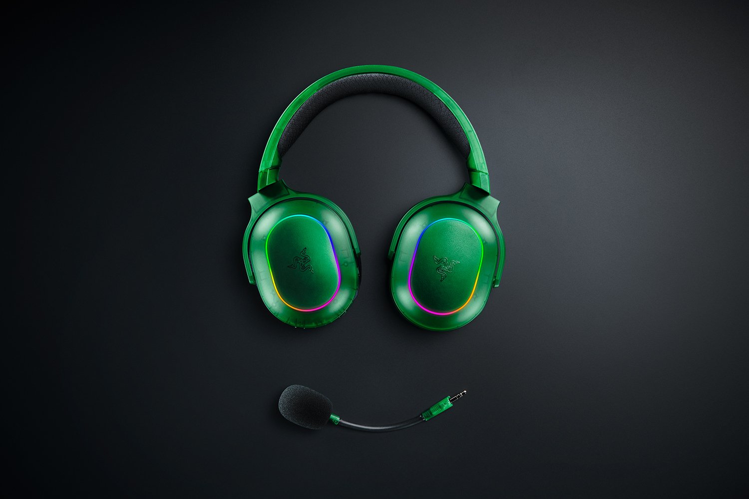 RAZER BARRACUDA X CHROMA WIRELESS GAMING HEADSET PHANTOM GREEN RZ04-05220300-R3M1 thumbnail 2