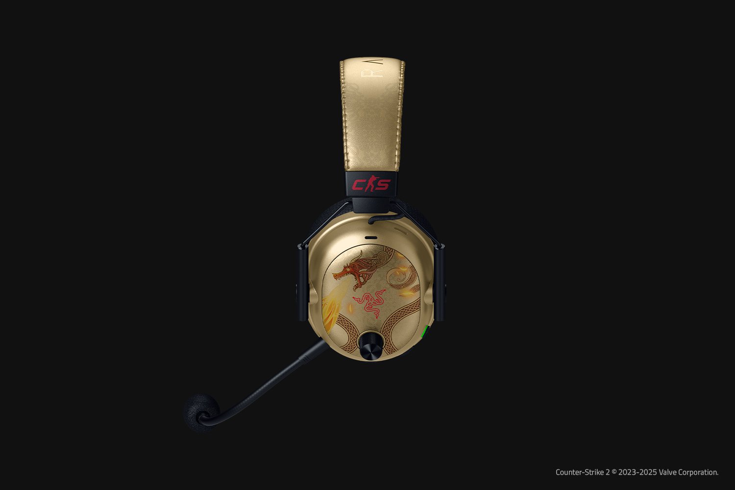 RAZER BLACKSHARK V3 PRO WIRELESS ANC ESPORTS HEADSET COUNTER-STRIKE 2 EDITION RZ04-05400800-R3M1 thumbnail 5