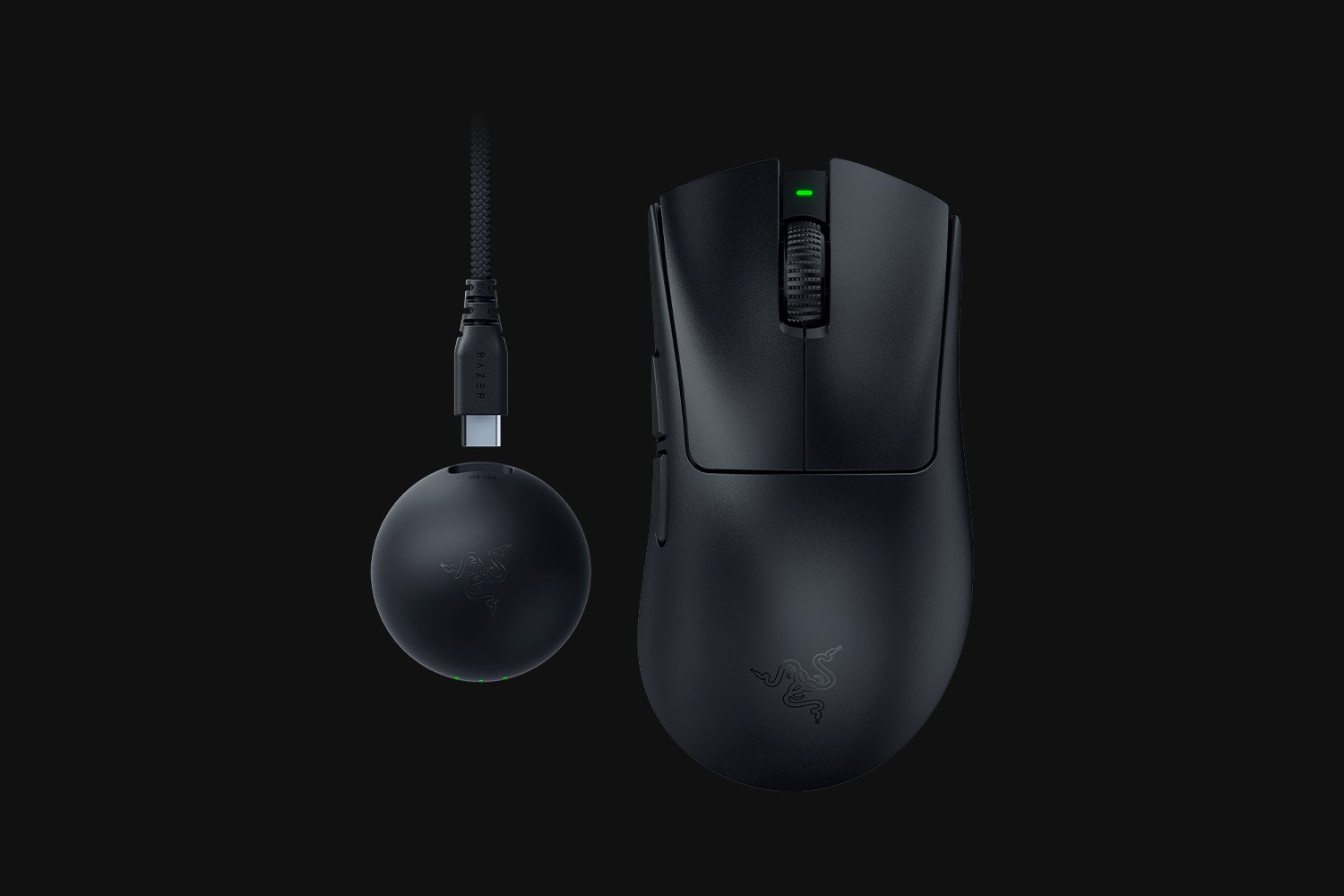 RAZER DEATHADDER V4 PRO ULTRA LIGHTWEIGHT WIRELESS ERGONOMIC GAMING MOUSE BLACK RZ01-05330100-R3G1 thumbnail 7