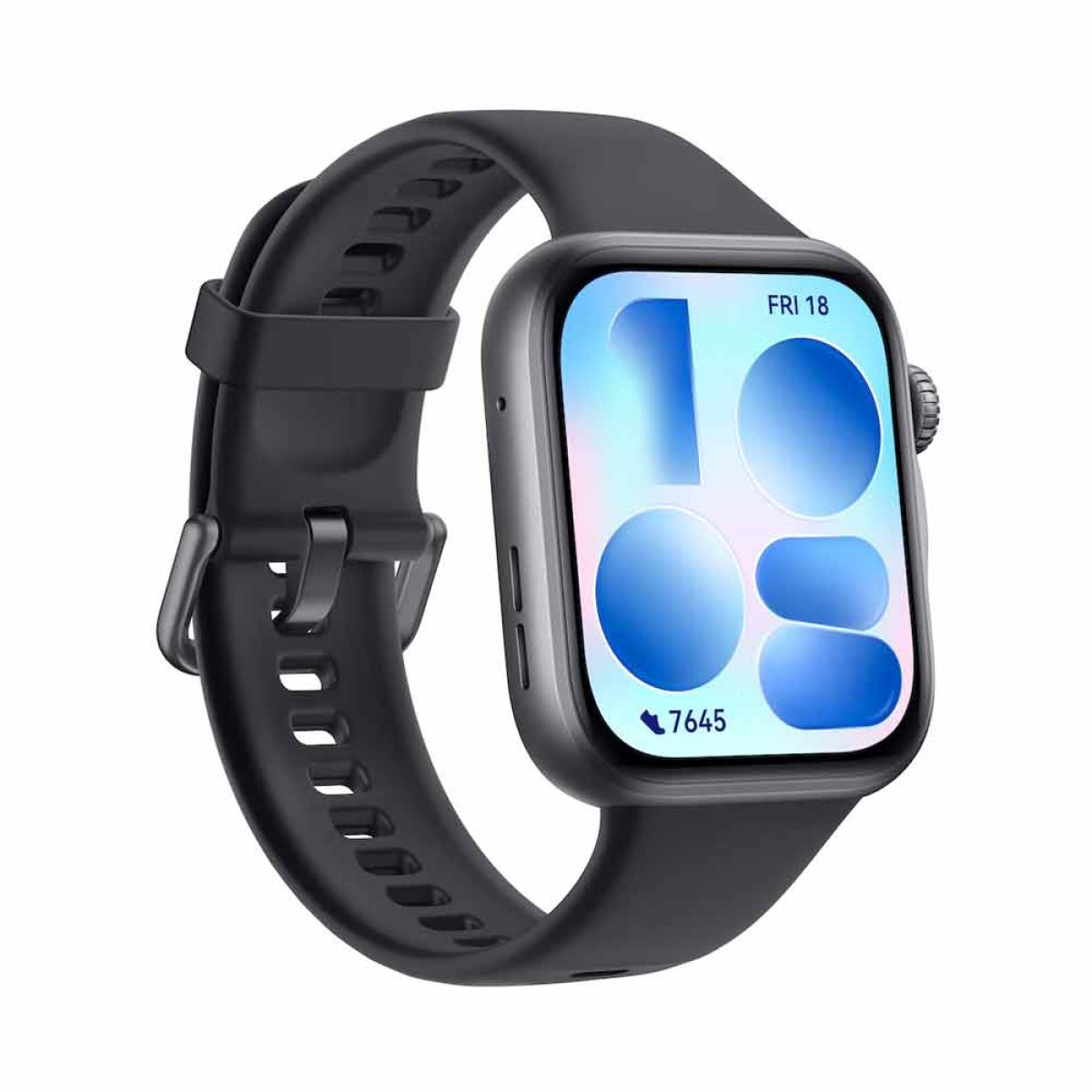 HUAWEI WATCH FIT 5 BLACK ALUMINUM ALLOY CASE BLACK FLUOROELASTOMER STRAP NKI-B09 55020HRL thumbnail 5