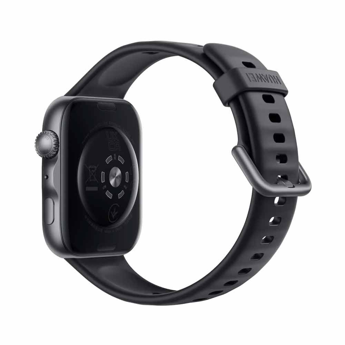 HUAWEI WATCH FIT 5 BLACK ALUMINUM ALLOY CASE BLACK FLUOROELASTOMER STRAP NKI-B09 55020HRL thumbnail 4