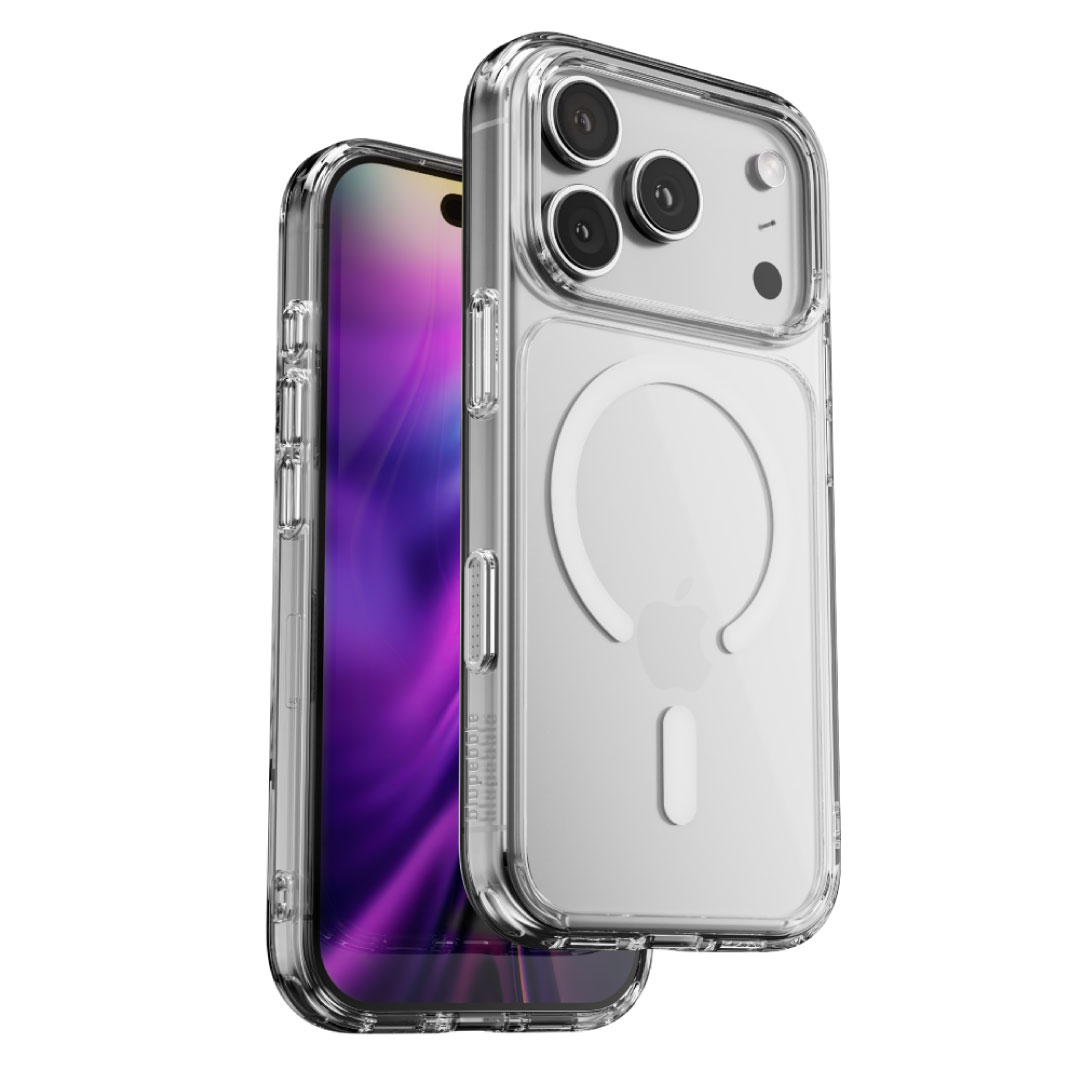 Blupebble Hybrid Mag Case with MagSafe for iPhone 17 Pro - Clear