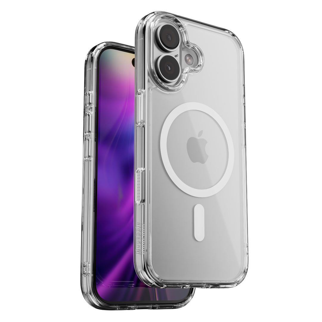 Blupebble Hybrid Mag Case With MagSafe For iPhone 17 Clear