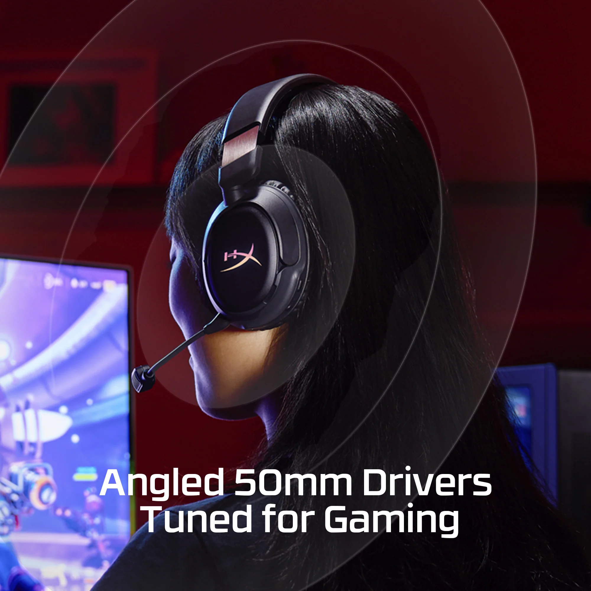 HYPERX CLOUD FLIGHT 2 WIRELESS GAMING HEADSET BLACK B5VC4AA thumbnail 12