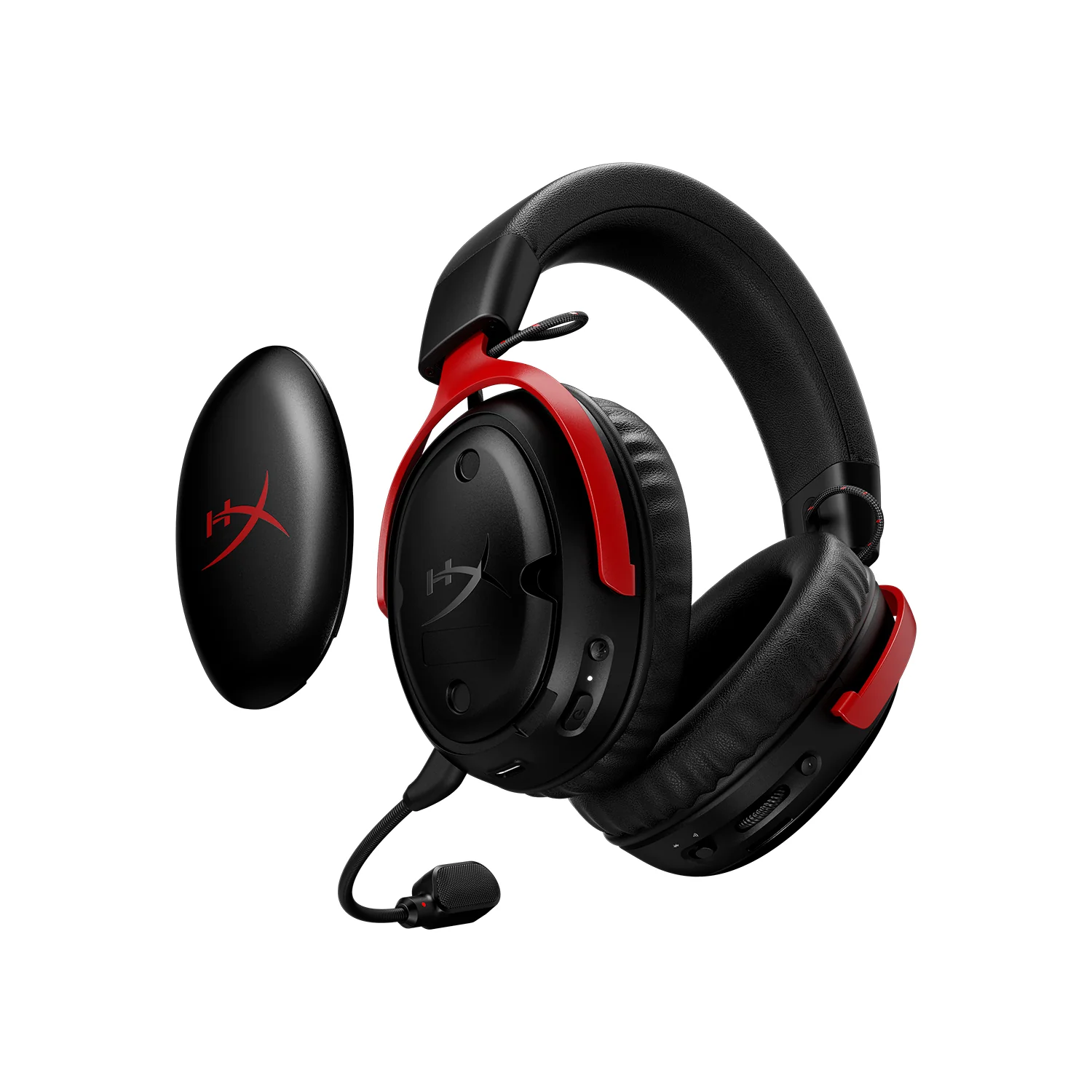 HYPERX CLOUD III S WIRELESS GAMING HEADSET BLACK RED A59Z0AA thumbnail 7