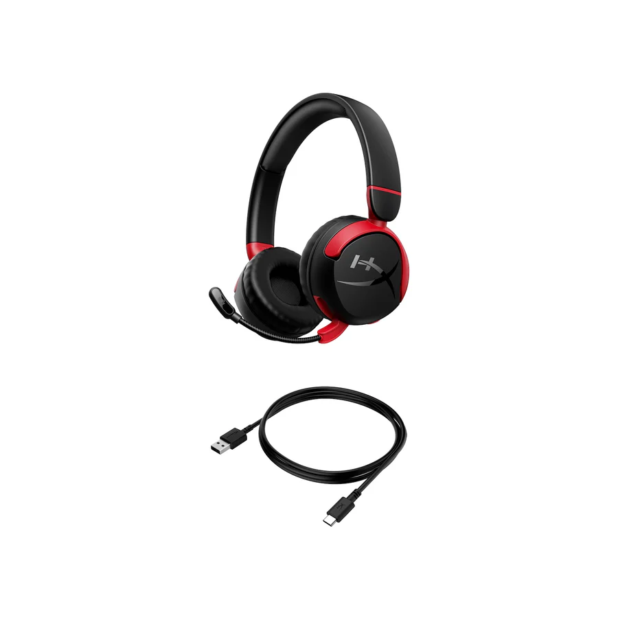 HyperX Cloud Mini Wireless Gaming Headset - Compact Design with Immersive Audio and Reliable Wireless Connectivity thumbnail 2