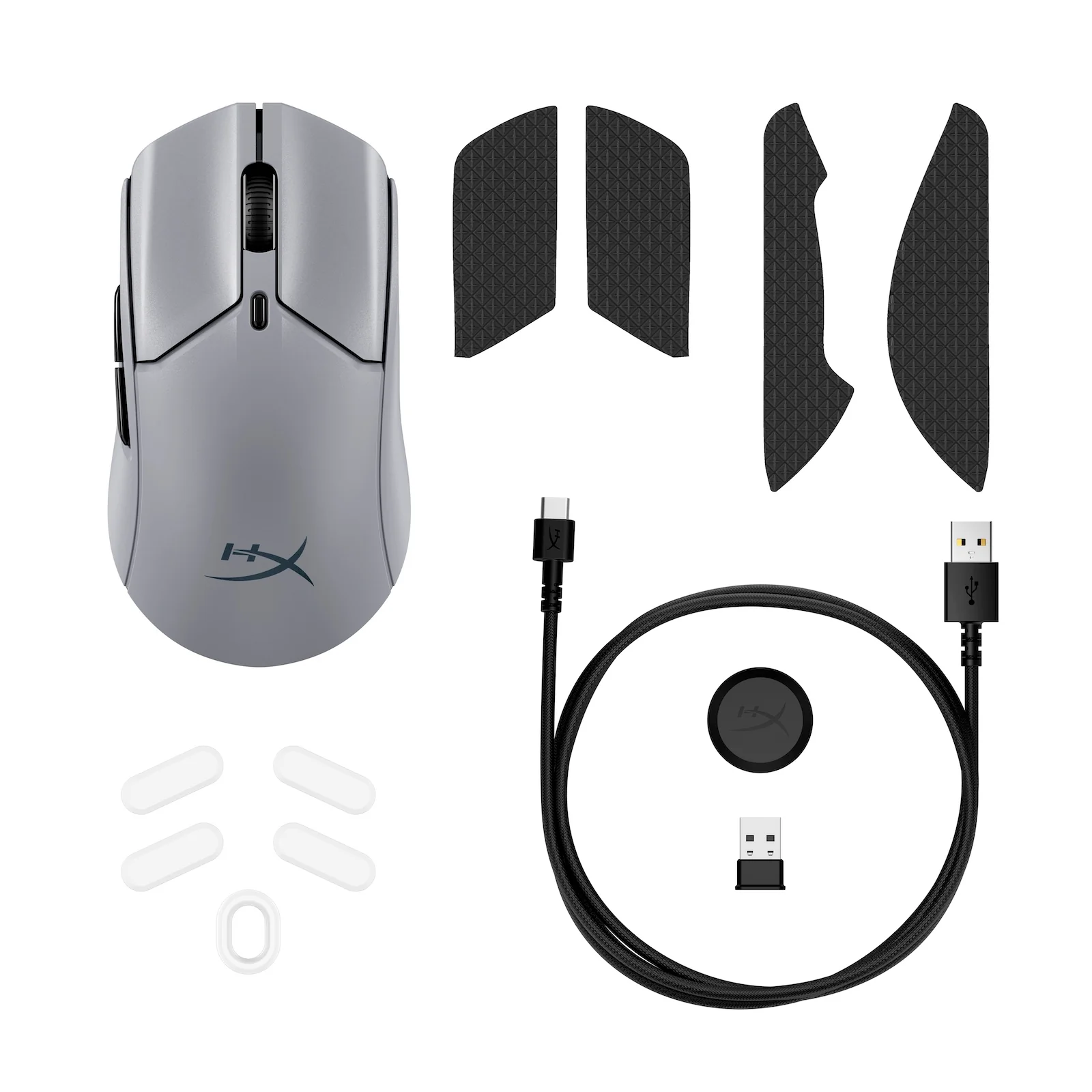 HYPERX PULSEFIRE HASTE 2 PRO 4K WIRELESS GAMING MOUSE GRAY A1KY5AA thumbnail 8