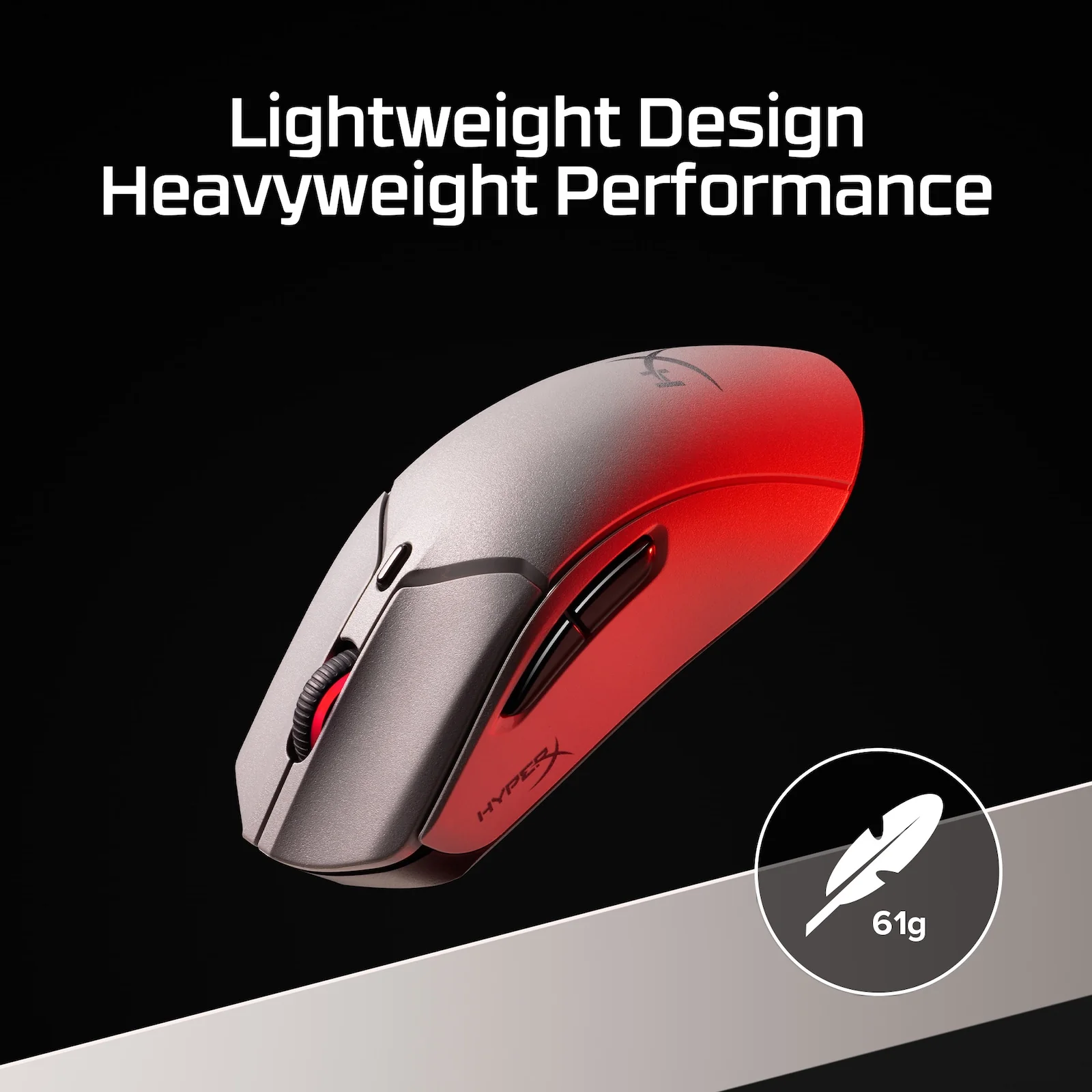 HYPERX PULSEFIRE HASTE 2 PRO 4K WIRELESS GAMING MOUSE GRAY A1KY5AA thumbnail 12