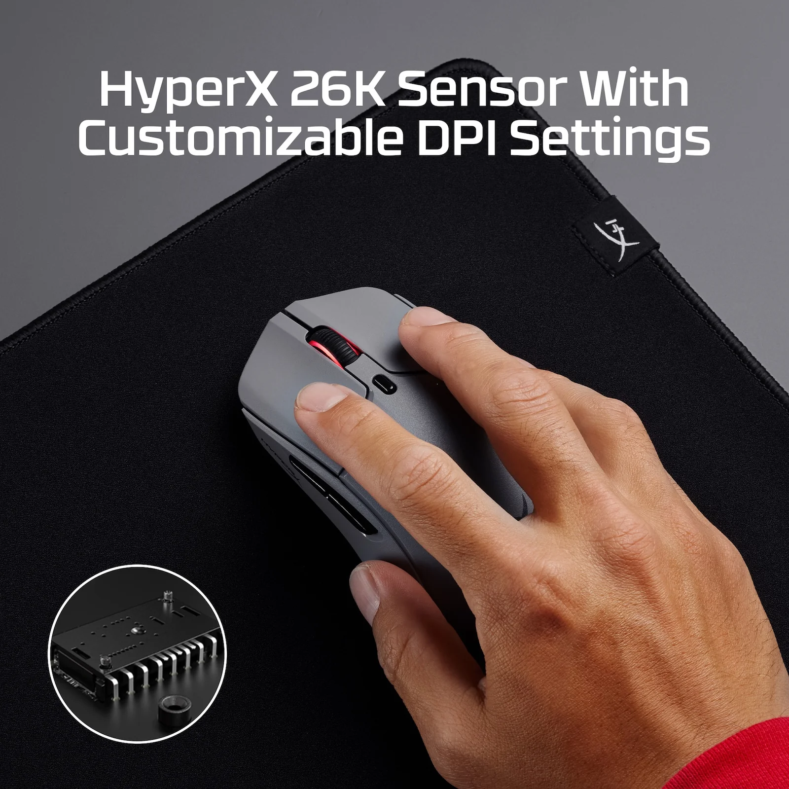 HYPERX PULSEFIRE HASTE 2 PRO 4K WIRELESS GAMING MOUSE GRAY A1KY5AA thumbnail 15