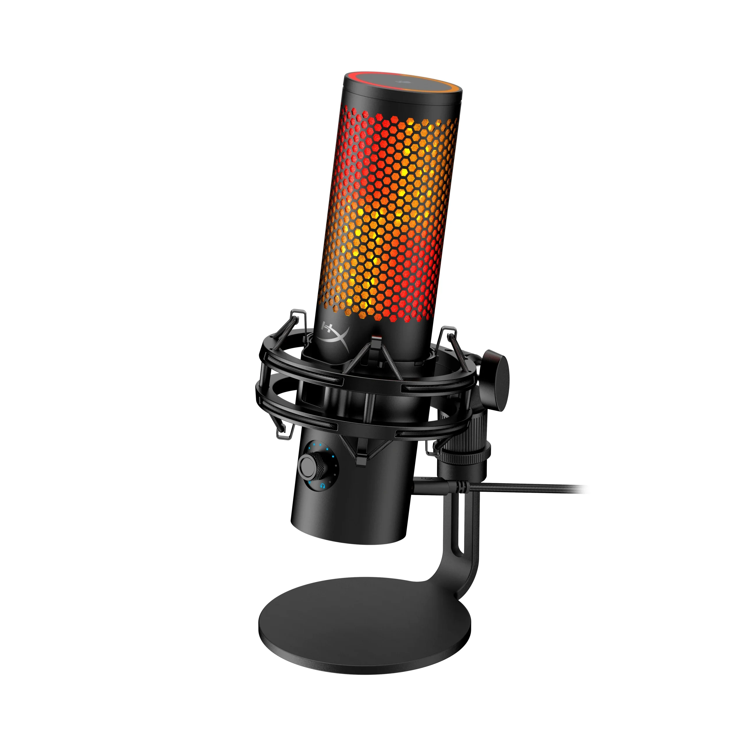 HYPERX QUADCAST 2S USB MICROPHONE WITH RGB LIGHTNING BLACK 9A273AA thumbnail 8