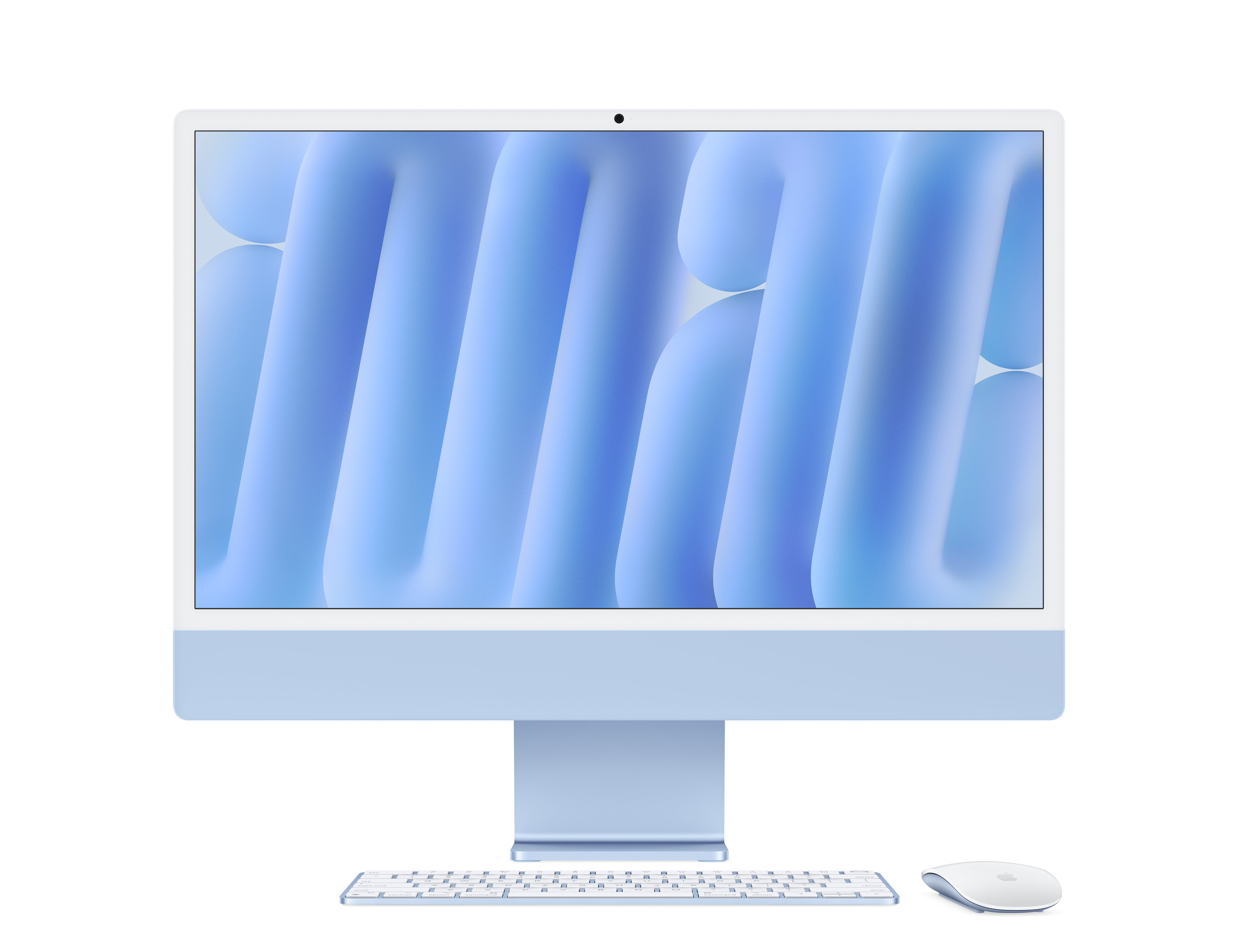 APPLE IMAC 24 INCH M4 CHIP 10 CORE CPU 10 CORE GPU 32GB 2TB STANDARD GLASS BLUE ENGLISH  Z1K5000J4