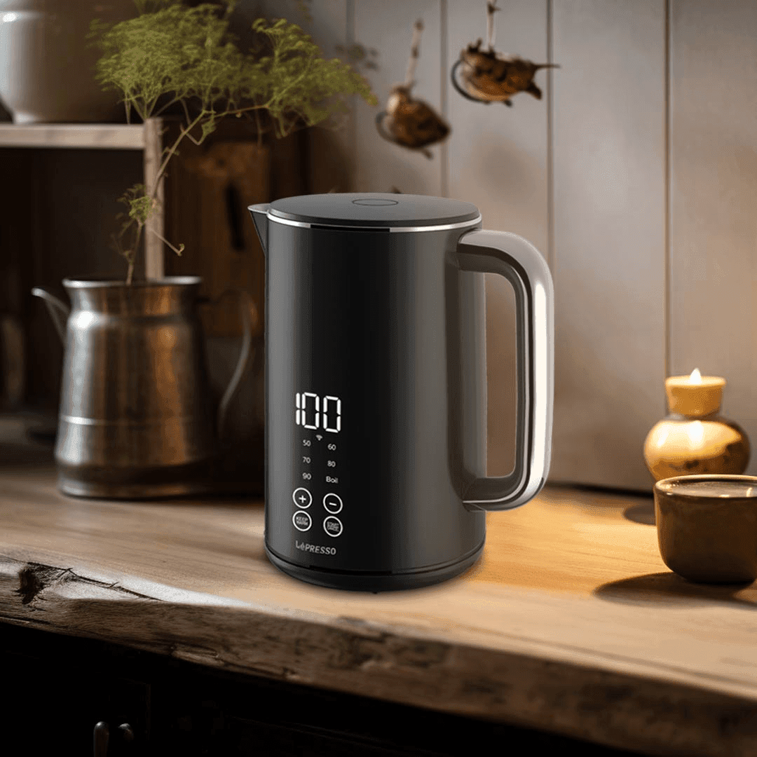 LEPRESSO SMART ELECTRIC KETTLE 1.7 L WITH TOUCH PANEL BLACK LPTPSKBK thumbnail 4