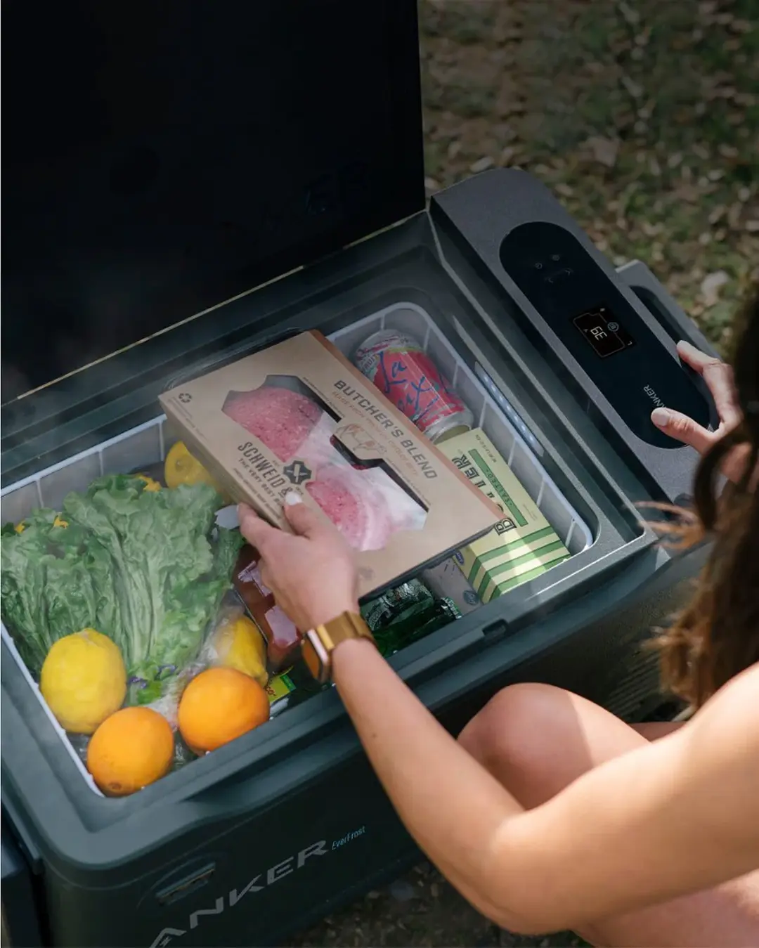 Anker EverFrost Portable Powered Cooler (33L) - A17A02M1, Efficient Cooling, Compact Design thumbnail 4