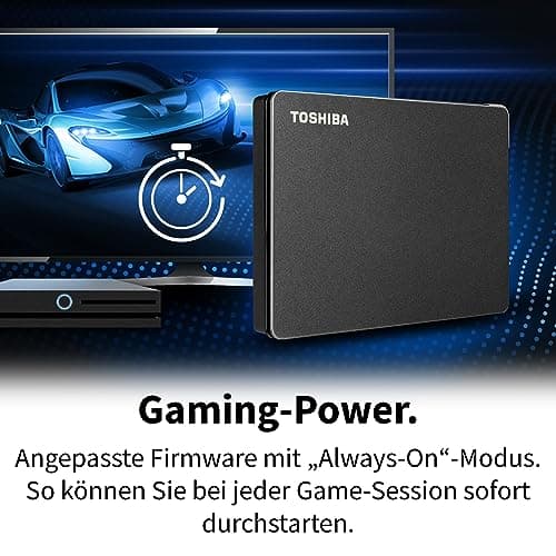 TOSHIBA CANVIO 2.5 INCH 2TB EXTERNAL HARD DRIVE BLACK HDTX120EK3AA thumbnail 3