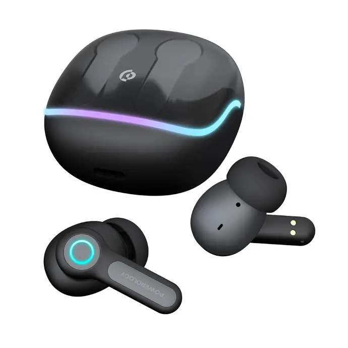 POWEROLOGY QUAD ENC TRUE WIRELESS BUDS BLACK PWLAU005BK thumbnail 2