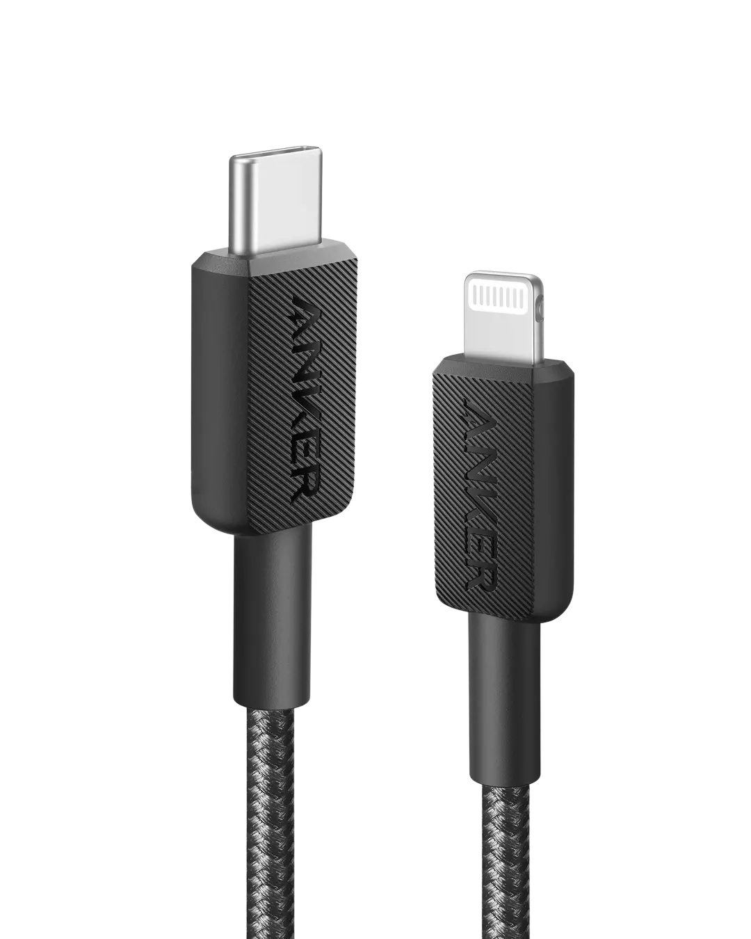 ANKER 322 USB C TO LIGHTNING CABLE BRAIDED 6F BLACK A81B6H11