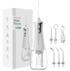 INTELLIGENT WATER FLOSSER WITH 4 NOZZLE L8 WHITE