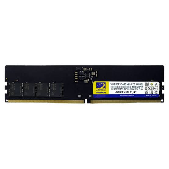 TWINMOS 16GB DDR5 5600MHZ DESKTOP MEMORY TMD516GB5600U46W0