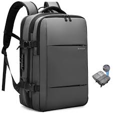 BANGE EXPANDABLE BACKPACK WITH AIR PUMP BLACK BG-3028