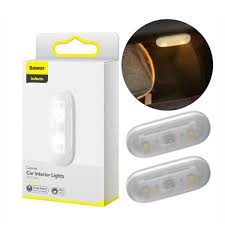 BASEUS CAPSULE CAR INTERIOR LIGHTS 2PCS/PACK WHITE DGXW-02