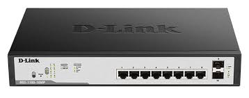 D LINK 8 PORT POE GIGABIT SMART MANAGED SWITCH DGS-F1100-10PS-E thumbnail 3
