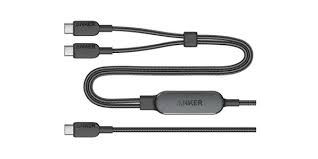 ANKER 2 IN 1 USB C TO USB C 140W 6FT CABLE BLACK A8895H12