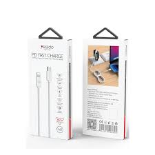 YESIDO USB-C TO LIGHTNING 27W CABLE 2M WHITE CA171