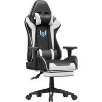 BIGZZIA GAMING CHAIR BLACK/WHITE X23F00K037