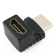 MINDPURE HDMI MALE TO FEMALE 90 DEGREE ADAPTOR UPPER ELBOW BLACK LX10594