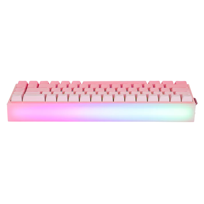 AULA 68 KEYS RGB 65% WIRED MECHANICAL GAMING KEYBOARD  BLACK KING SWITCH COUNTOUR PINK HERO68HE thumbnail 4