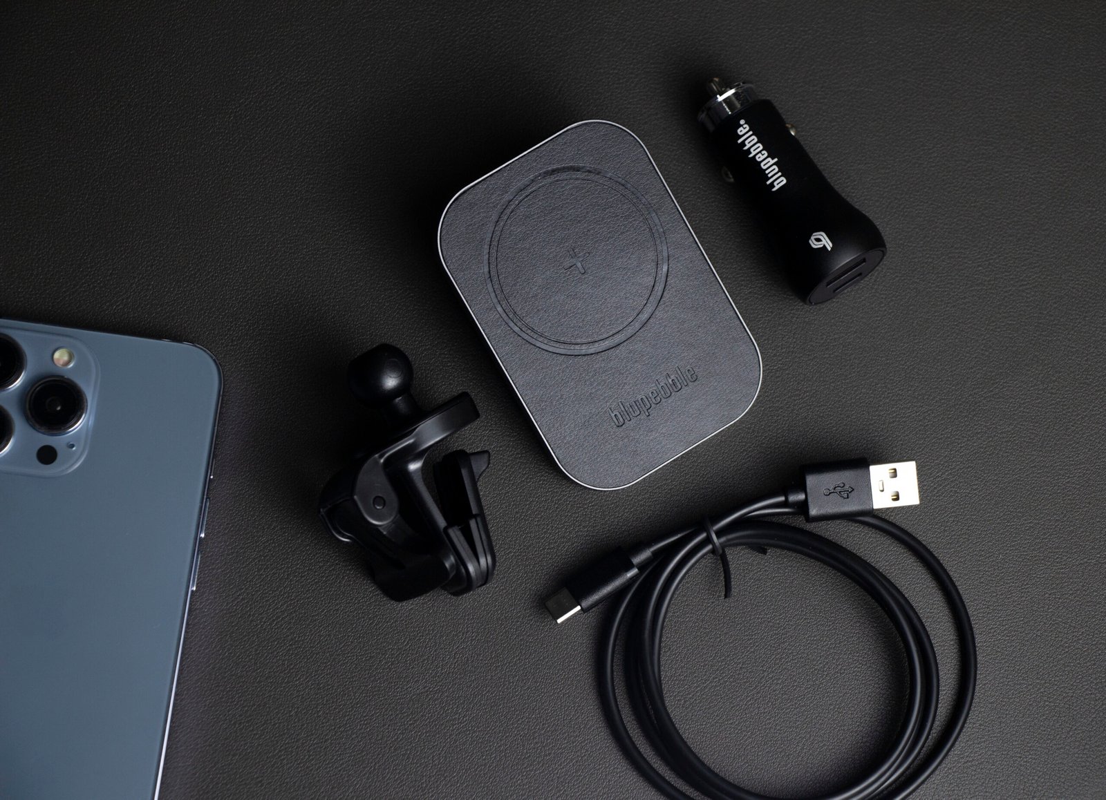 BLUPEBBLE NAVIMAG 3-IN-1 COMBO WIRELESS CHARGER BLACK BP-NAVIMAGCMBO-BK thumbnail 8