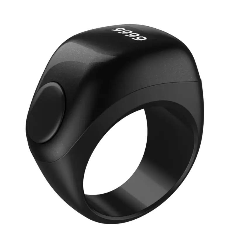 SMART ZIKR TASBIH RING BLACK ZR-05